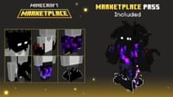This month features several dark-themed character creator items (Image via Mojang Studios)